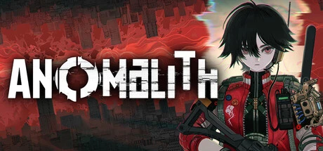 Official ANOMALITH Steam key art featuring Reona and the game's wordmark